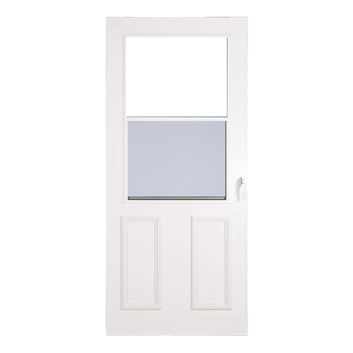 32" Half Glass With Screen Traditional Value Door Heeby's Surplus Inc.