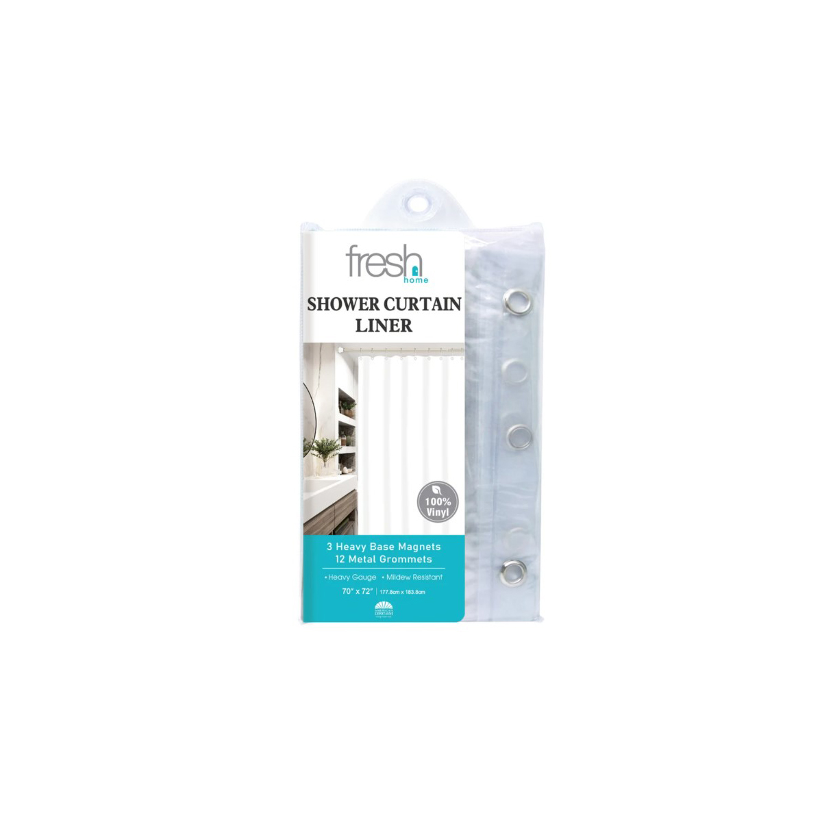 Clear PVC Shower Curtain Liner Heeby's Surplus Inc.