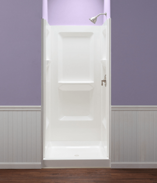 736WHT DURAWALL® Shower Wall 36" x 36" Alcove Heeby's Surplus Inc.