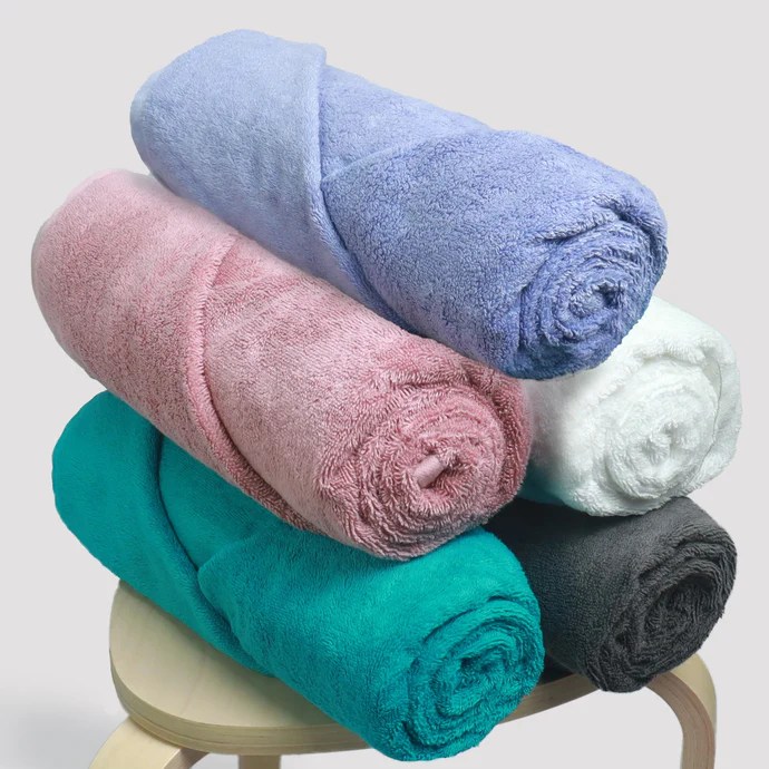Buy Bamboo Bath Towels (600GSM) Online Heelium