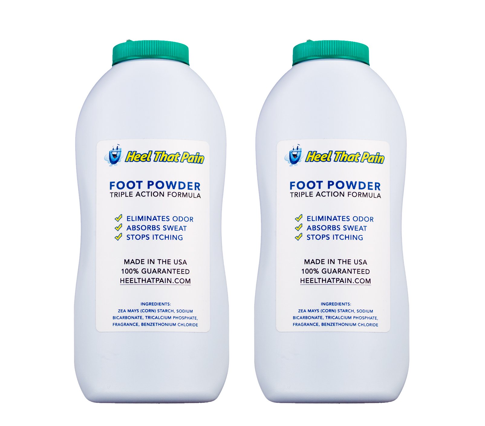 Natural Athlete's Foot Powder for Odor and Itch Heel That Pain