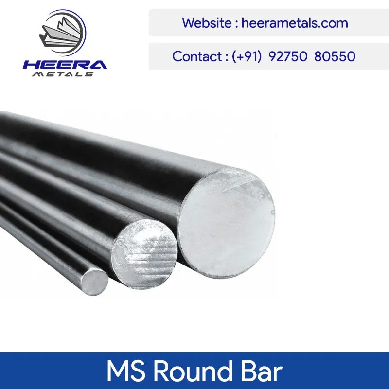 MS Round Bar Wholeseller and Exporter Heera Metals