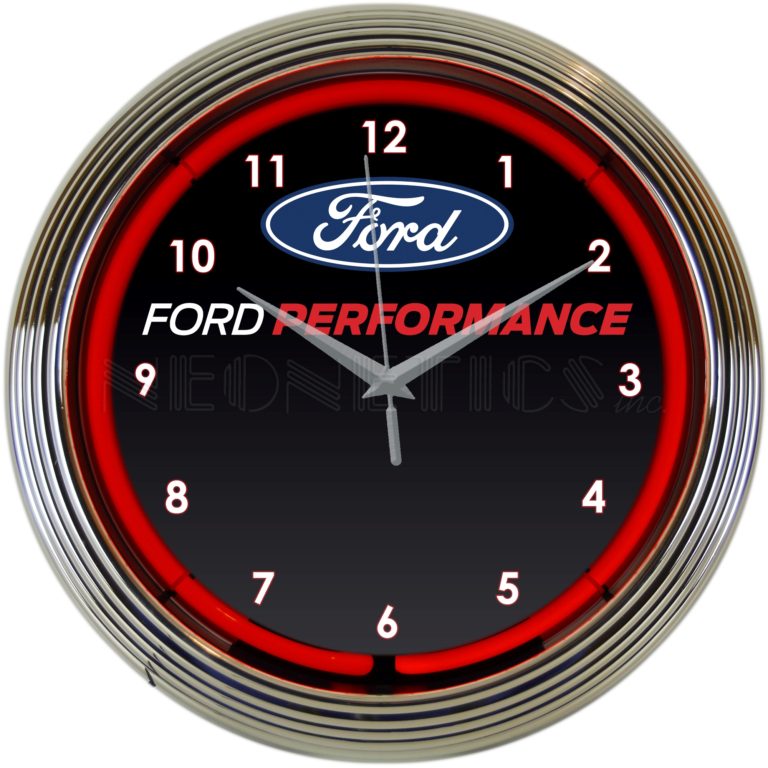 Neon Clocks Ford Clocks 1950 Neon Clocks