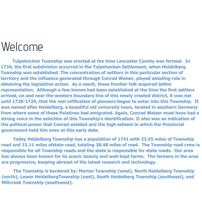 Heidelberg Township Berks County