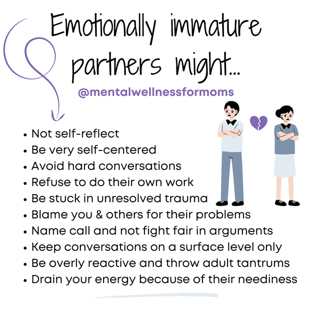 Emotional Maturity & Immaturity in Relationships Heidi McBain