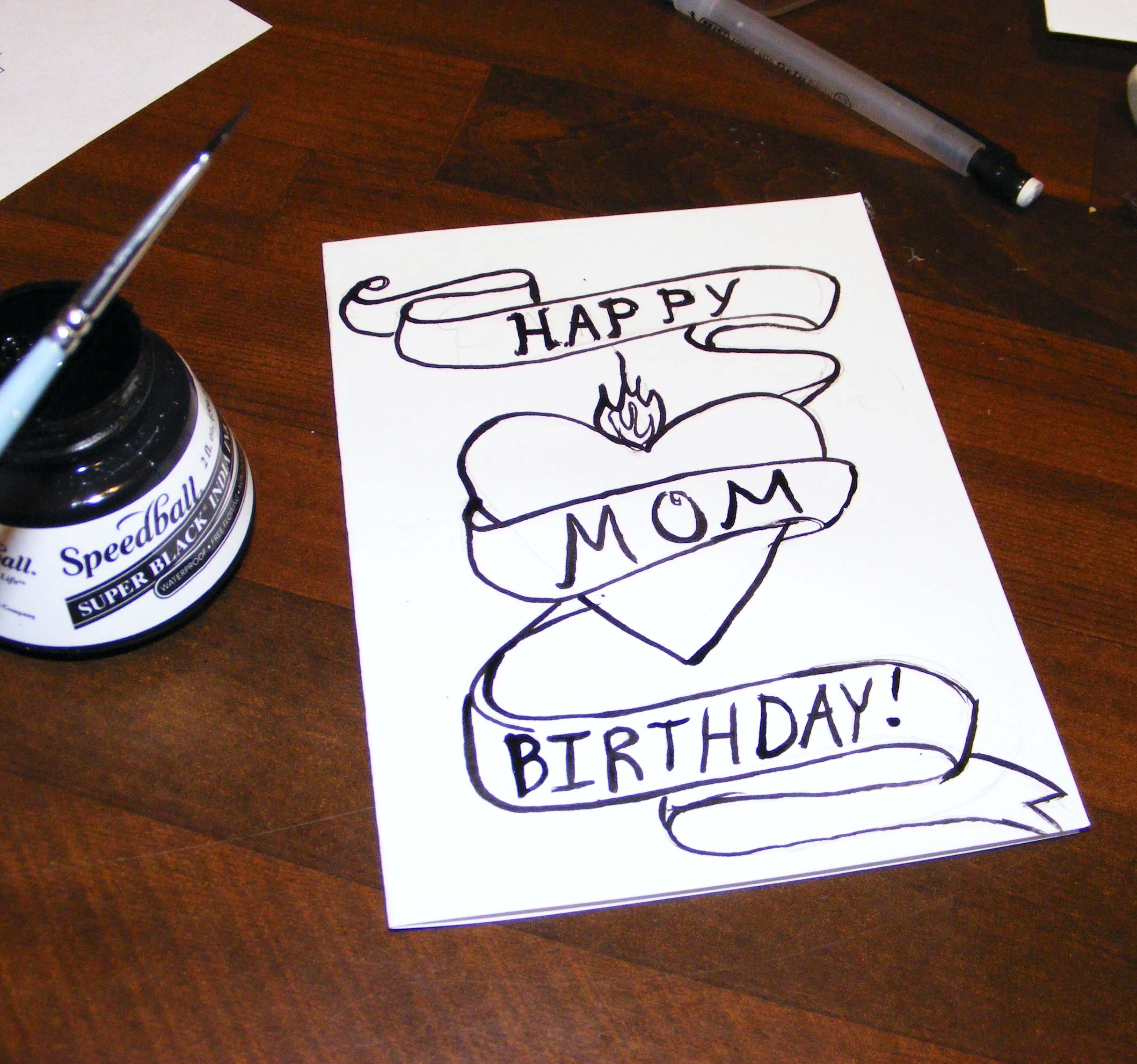 Share more than 131 birthday drawings for mom seven.edu.vn