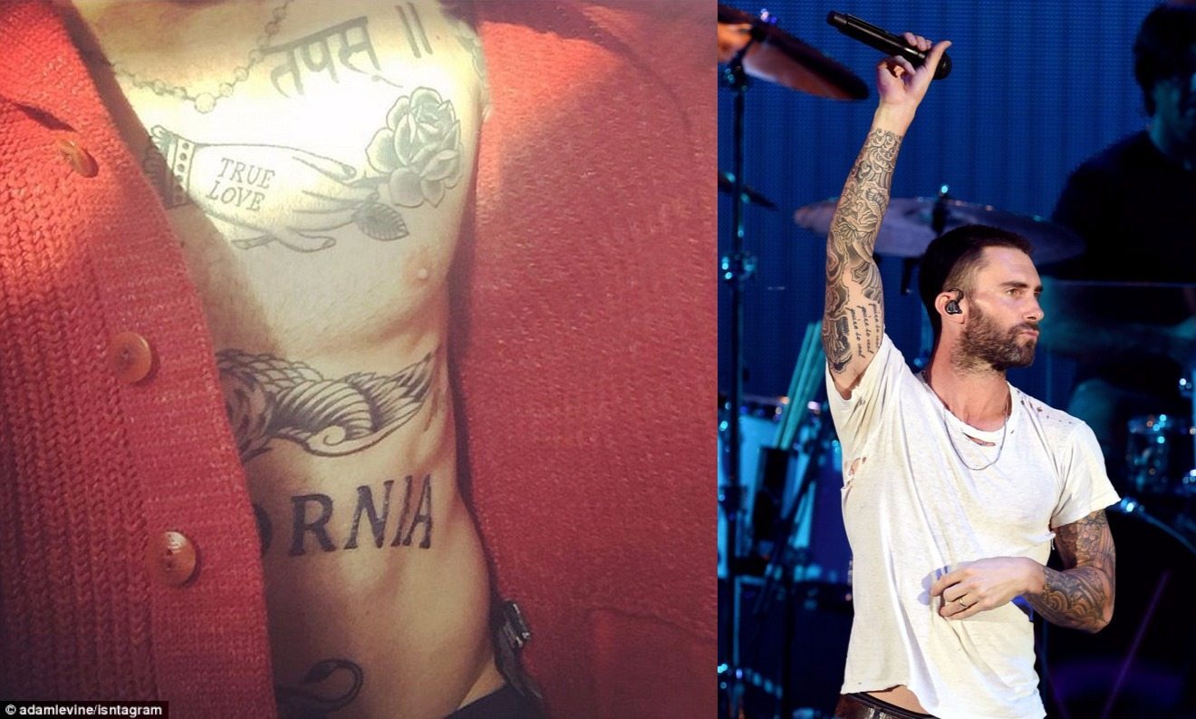 A Complete List of Adam Levine’s Tattoos and Their Meanings