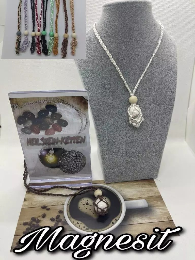 MAGNESIT HeilsteinEnergieKette Für Selbstbestimmung