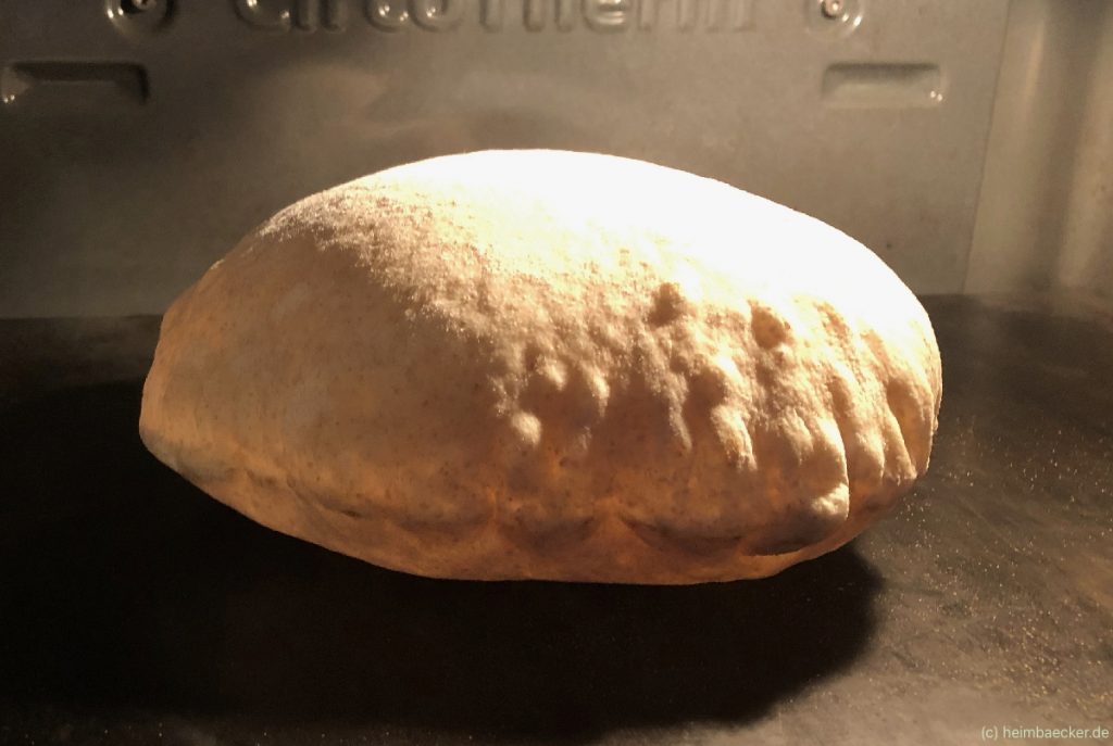 Arabisches Fladenbrot mit Livieto Madre der heimbäcker brot backen in deutz