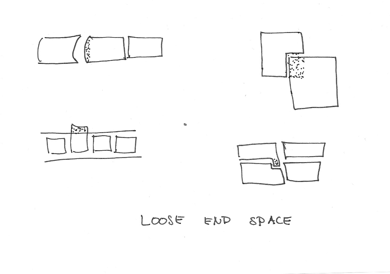 Loose end space, the sometimes very useful imperfections of the