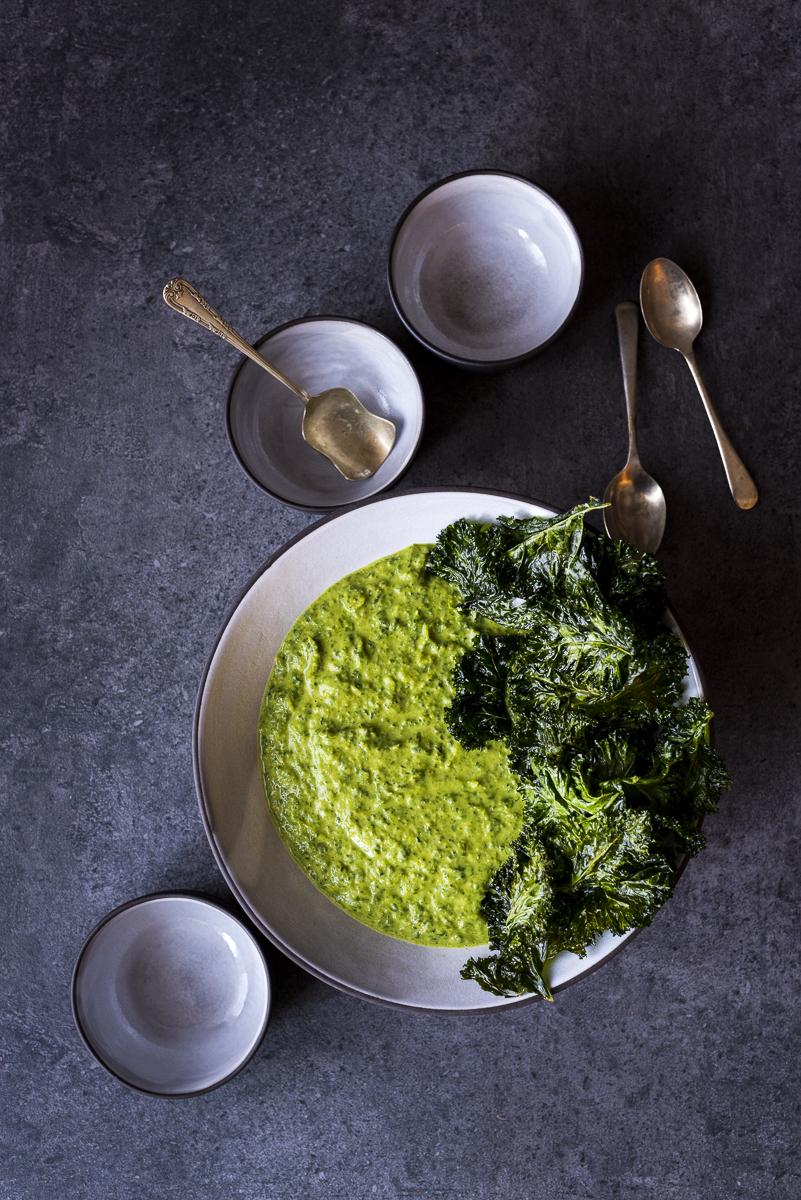 Kale Turmeric Coconut Soup by Hein van Tonder, awarded Cape Town