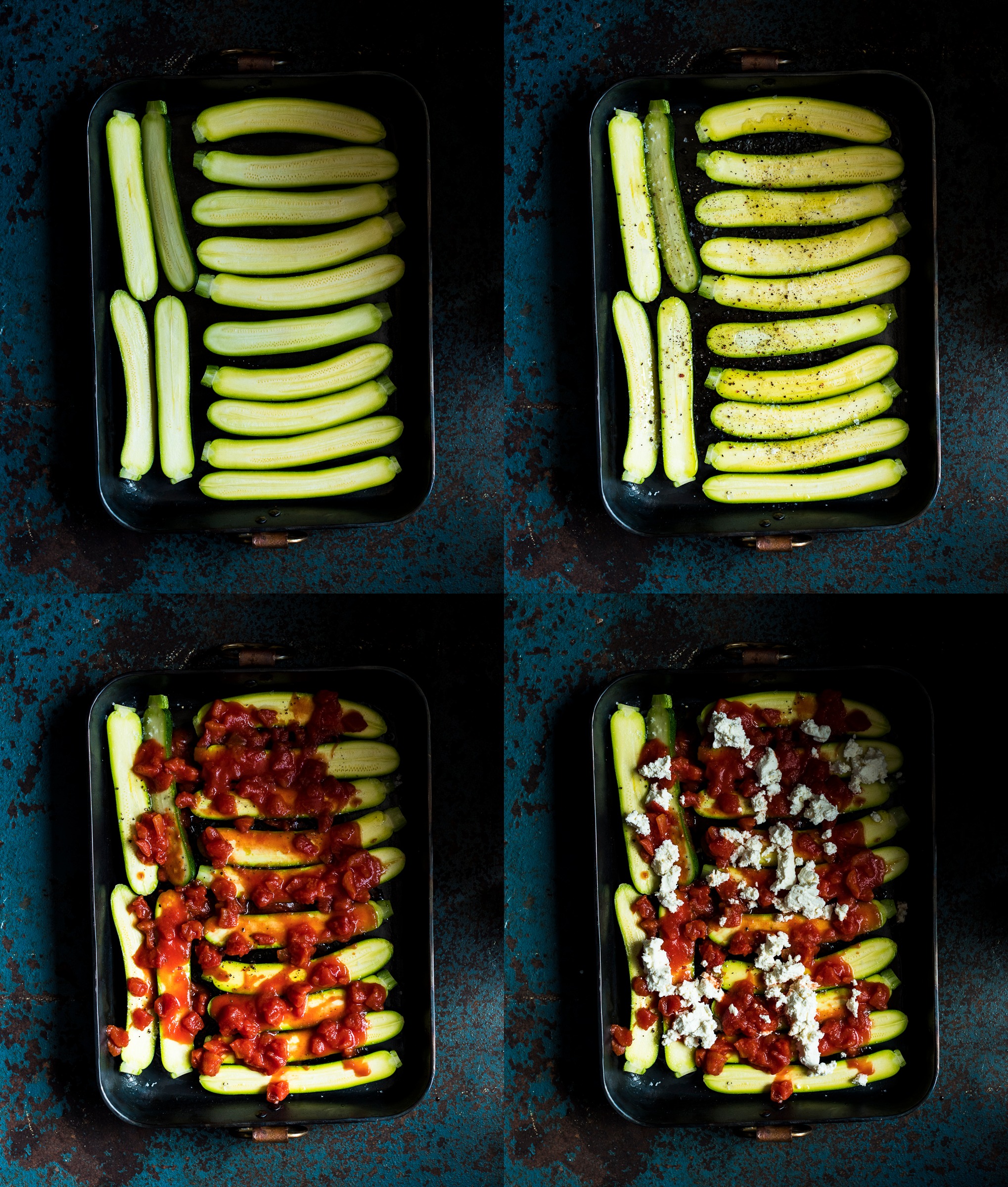 Baby Marrow and Ricotta Bake Food Photographer
