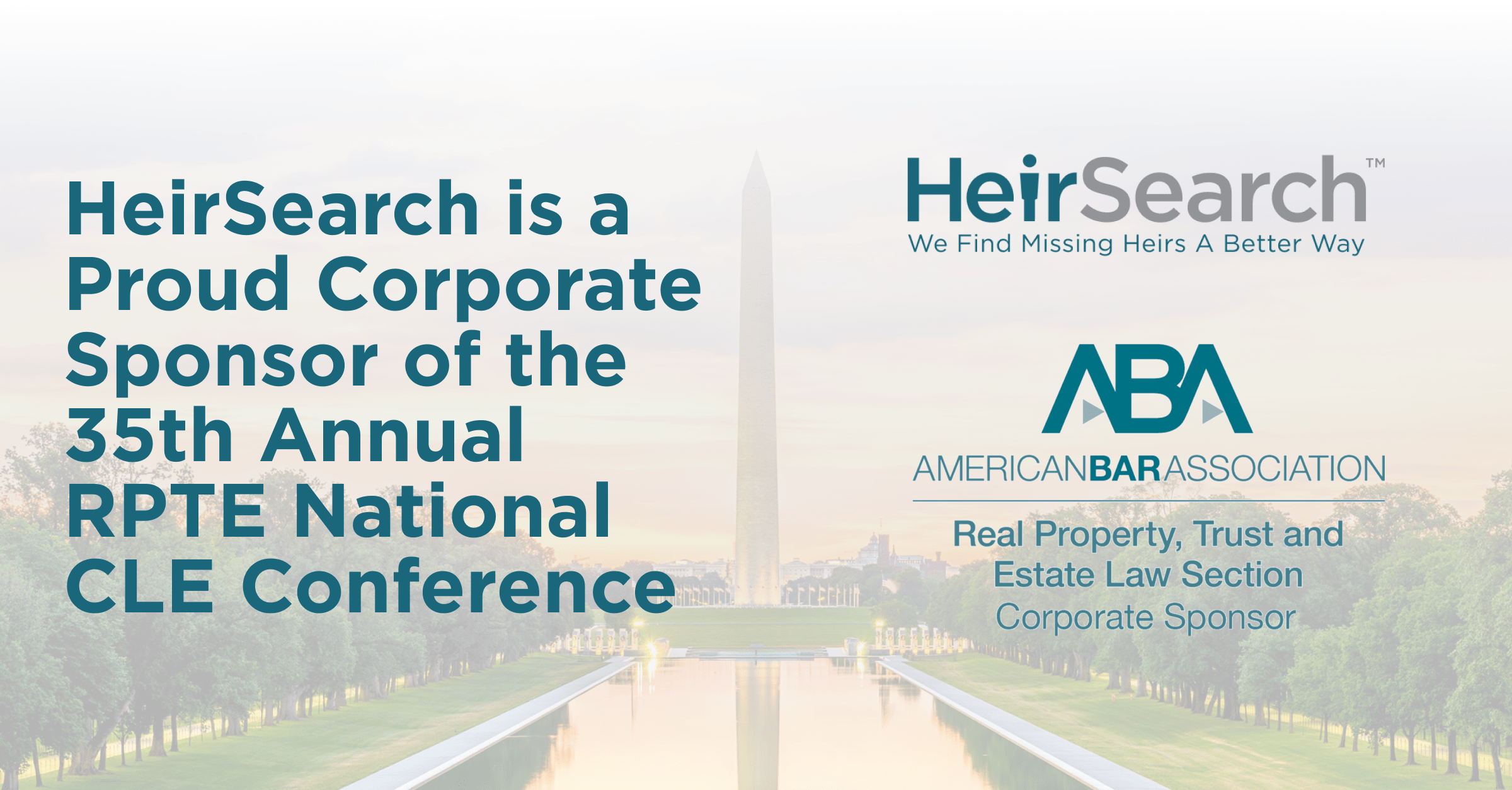 HeirSearch Proud Corporate Sponsor of the 35th Annual RPTE National