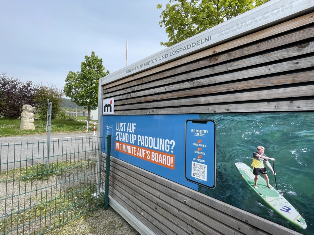 Stand Up Paddle Verleih Hennesee HEIUKI SUP Automat