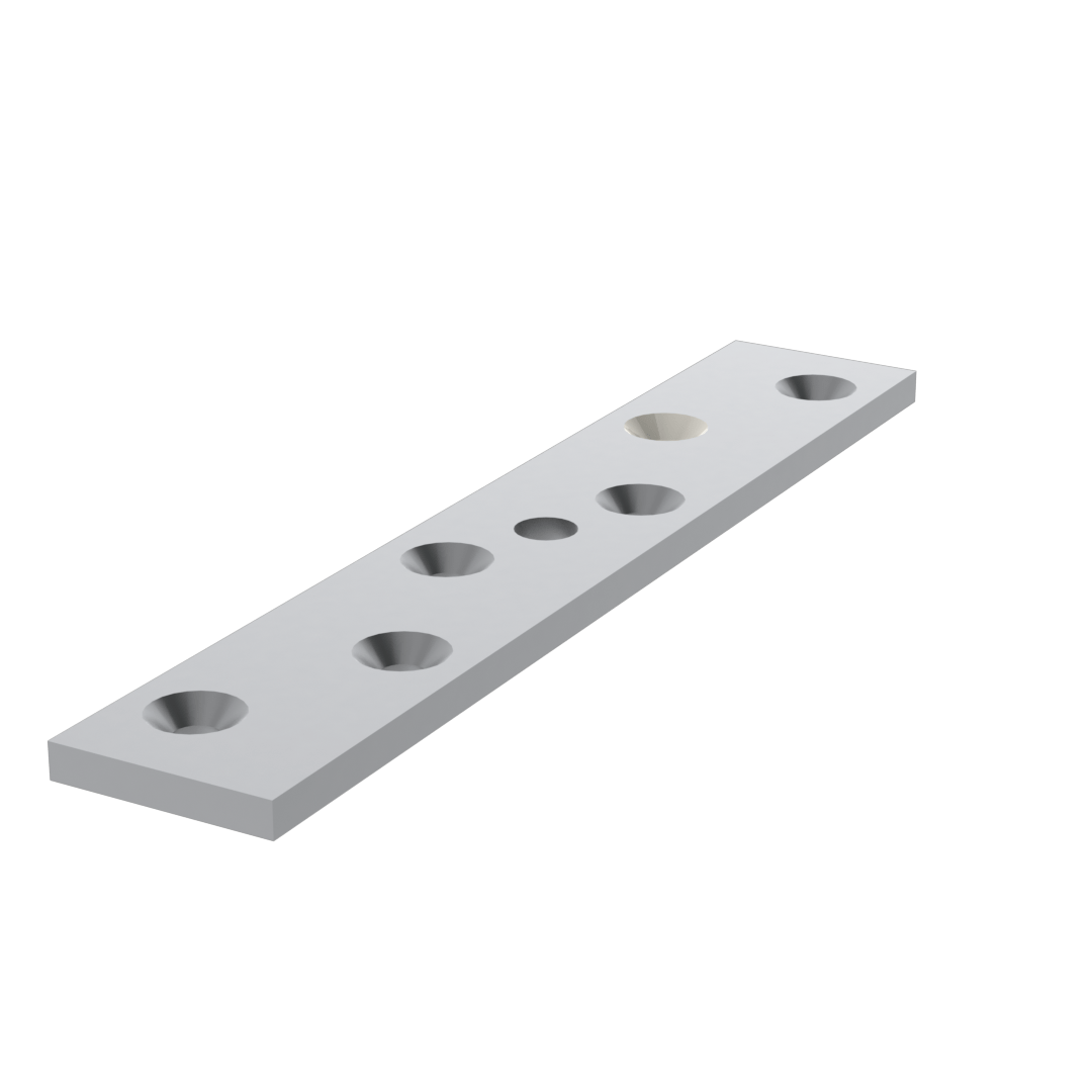 Plate PLP100/150, M10, top fixing Helaform