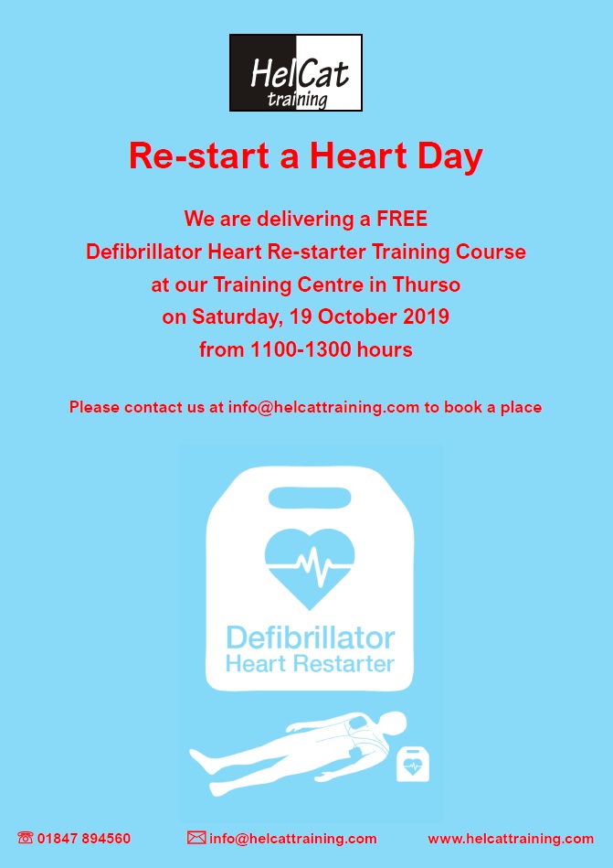 Restart a Heart Defibrillator Training Helcat Training Ltd