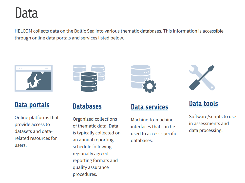 Revamped data page provides easier access to Baltic Sea information