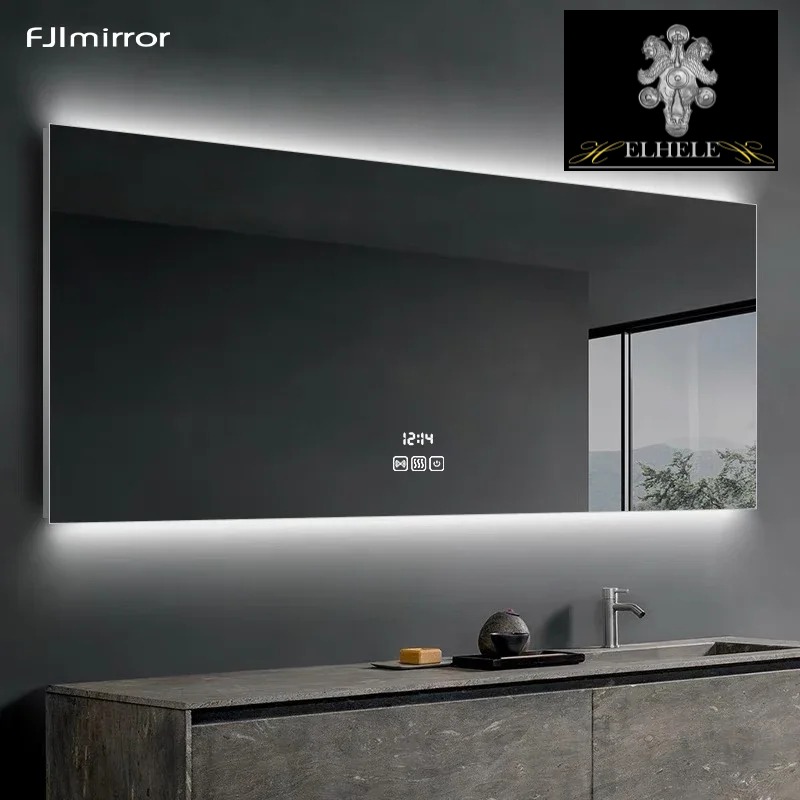 Rectangle Bath Mirror Wall Decorative Vanity Led Lighting Long Large
