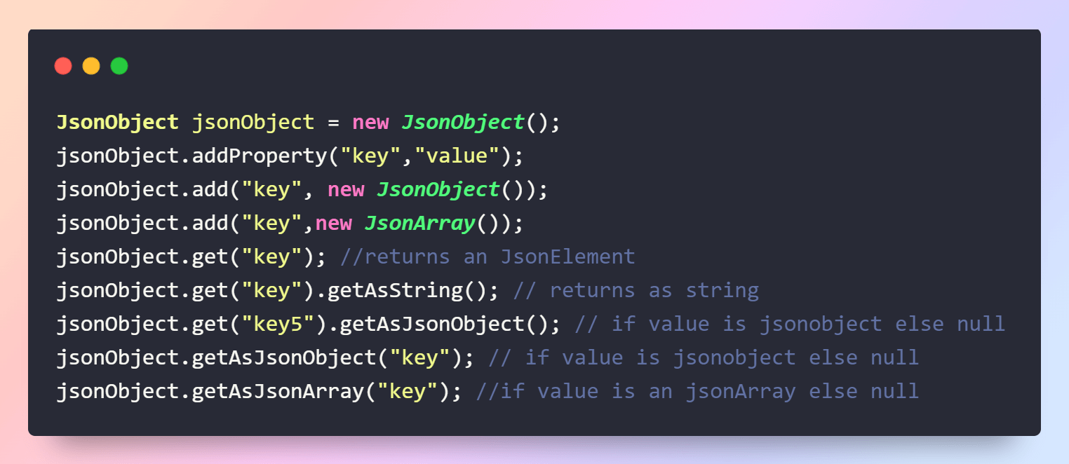 Converting net.sf.json library to com.google.gson library Helical IT