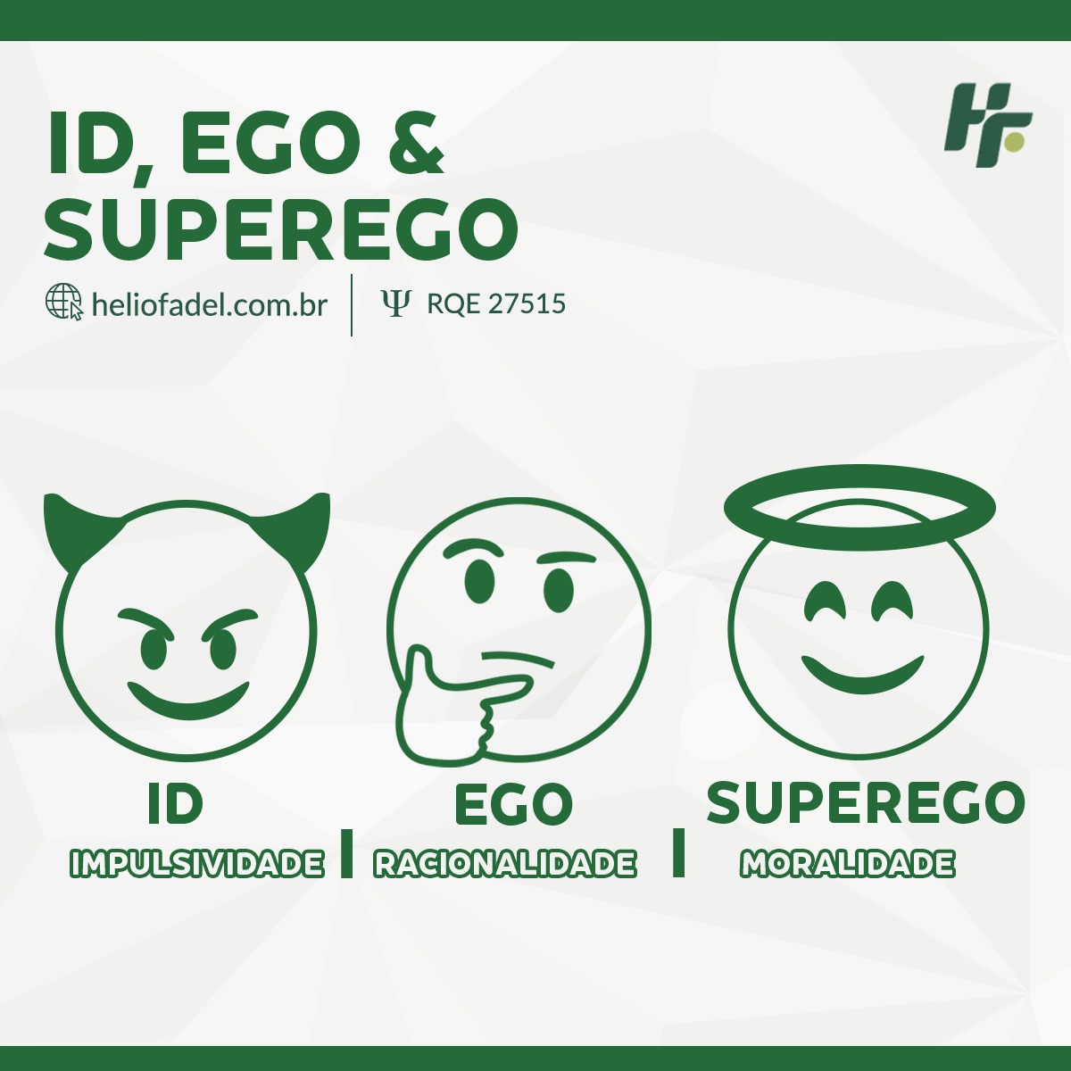 Id, Ego e Superego entenda melhor esses conceitos Dr. Helio Fádel