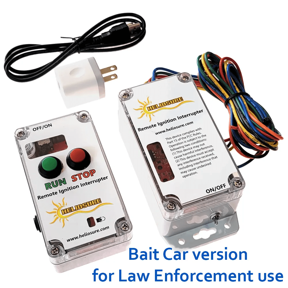 1/2 Mile Bait Car Remote Ignition Interrupter