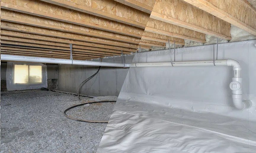 Crawl Space Drainage French Drains Helitech