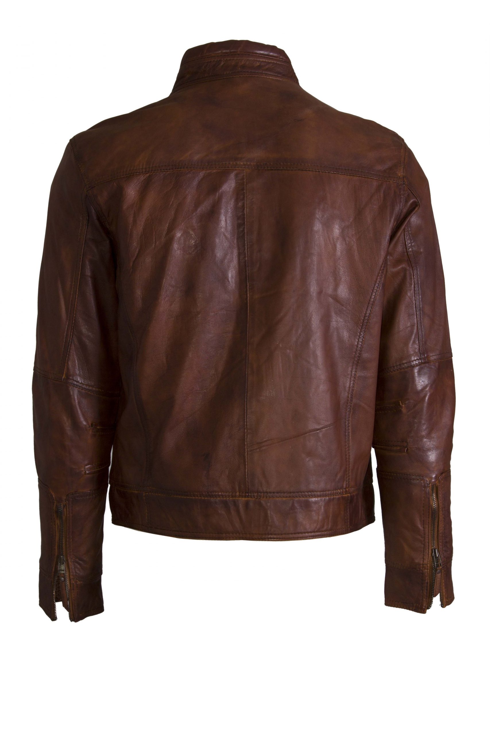 Men Real Leather Lamb Nappa Jacket Tan Helium Leather