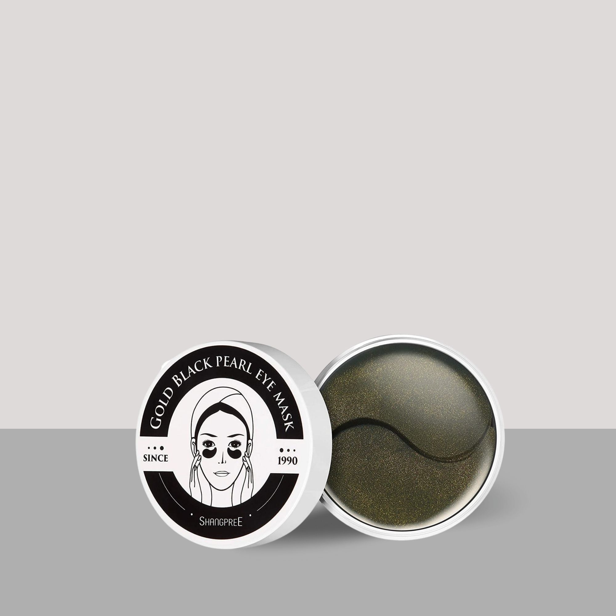 SHANGPREE GOLD BLACK EYE MASK 60pz Hellabe