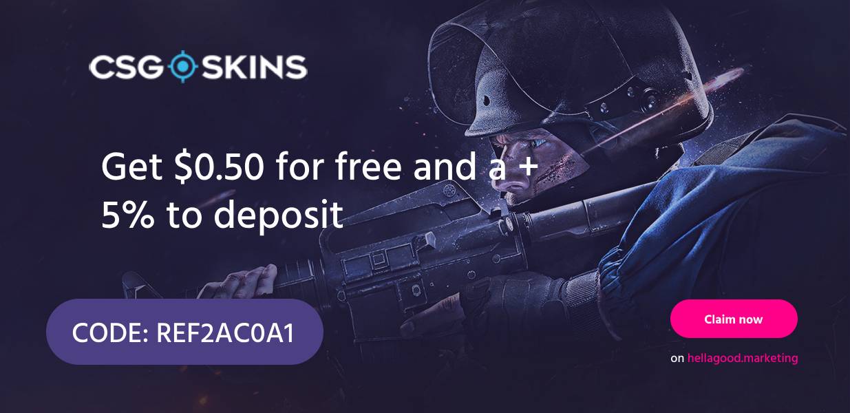 CSGOSkins Promo Codes in March 2024 Use "REF2AC0A1"