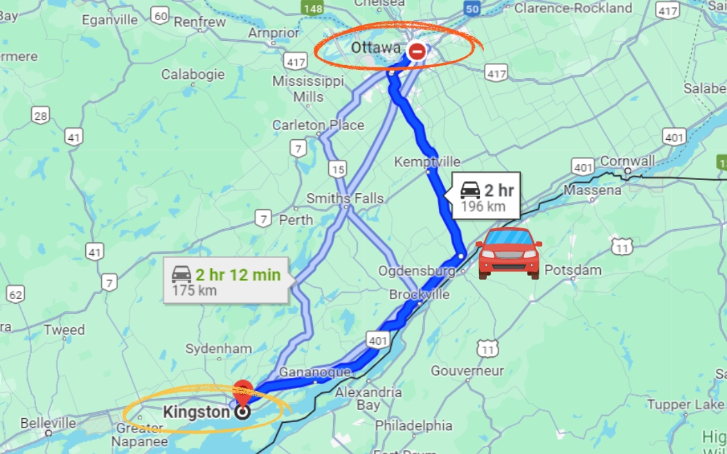 How Far is Kingston from Ottawa A Traveler's Guide