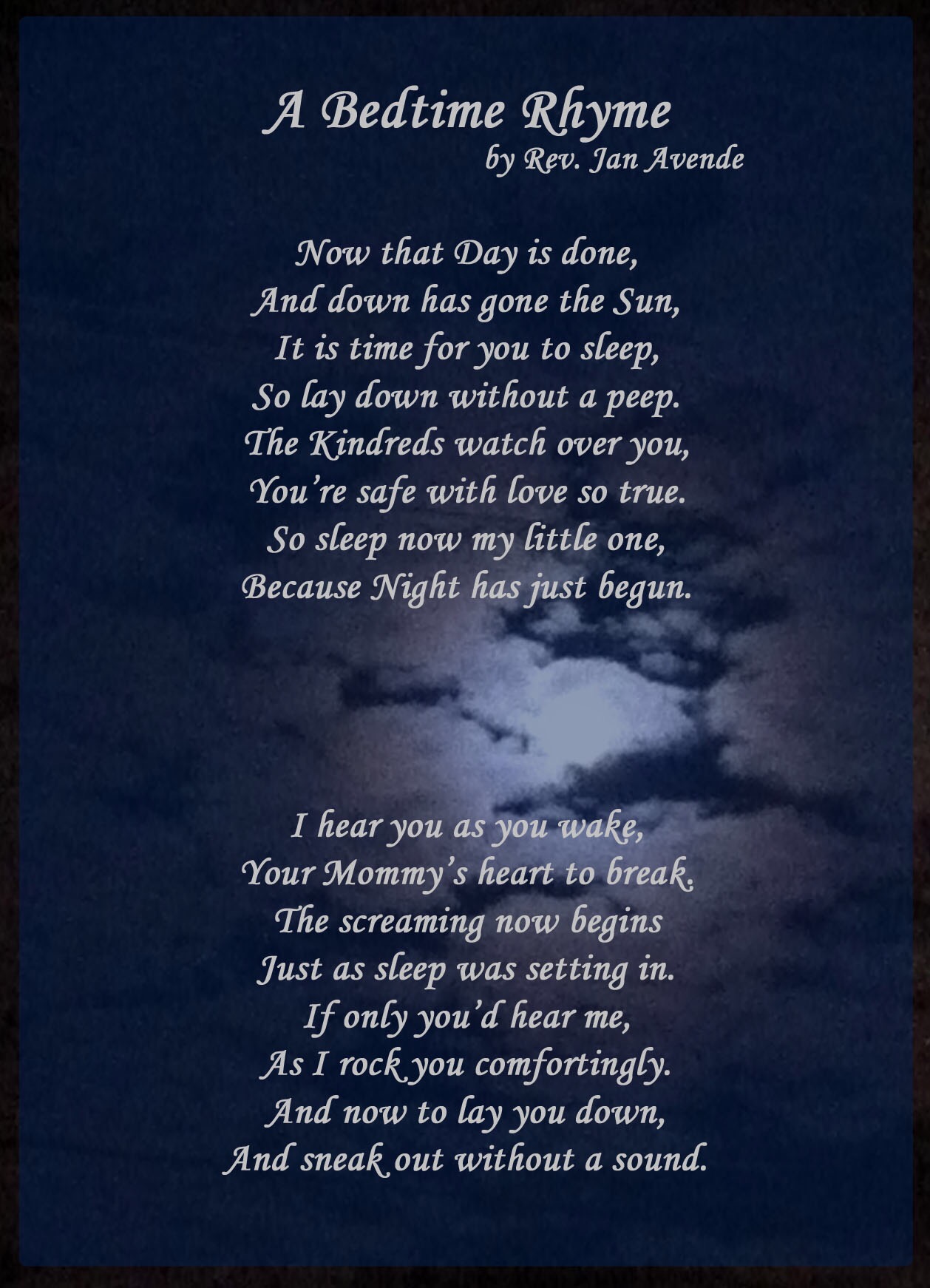 perdí mi camino Defectuoso Anticuado blinded colony bedtime prayers