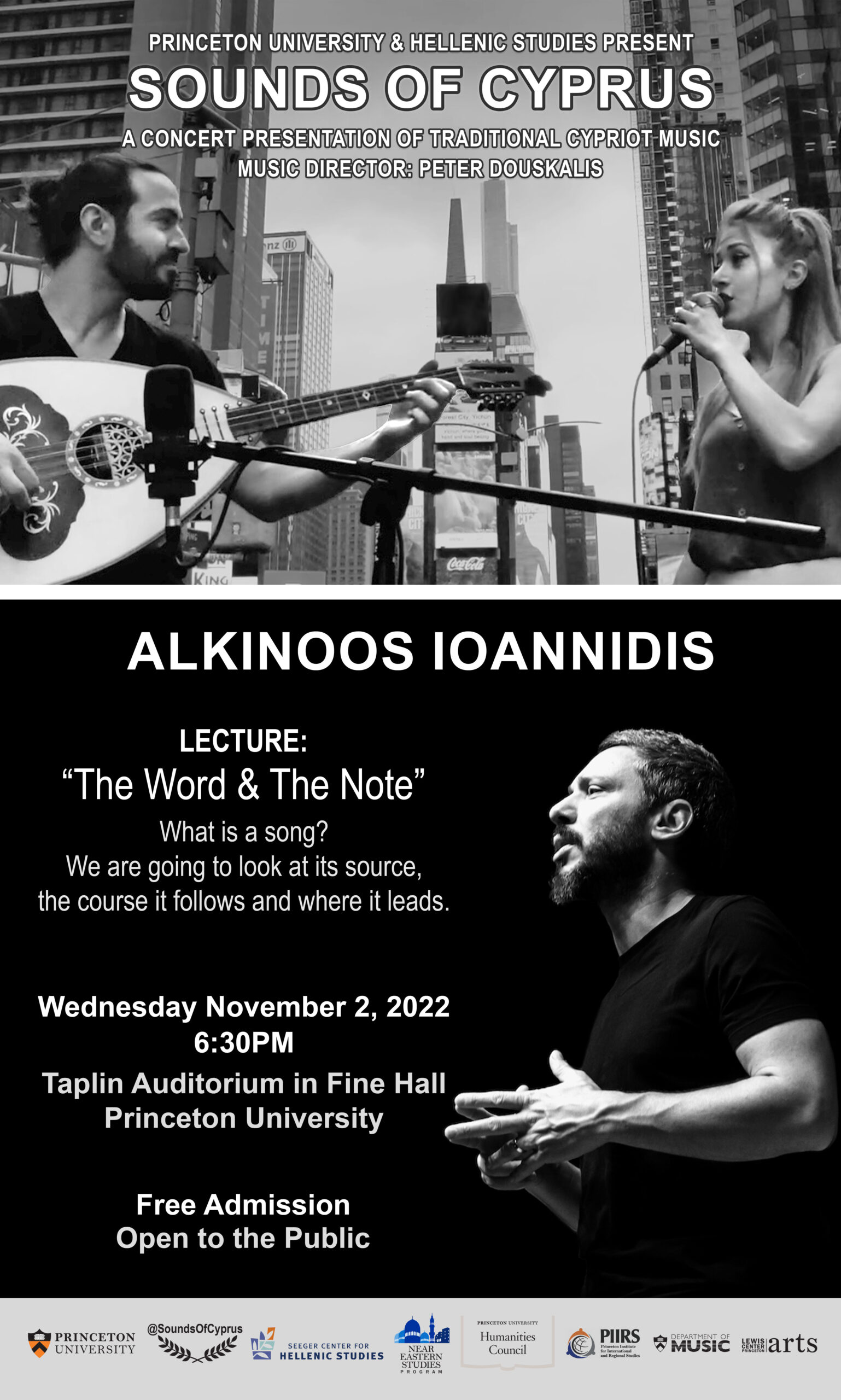 The music group Sounds of Cyprus come to Princeton University in