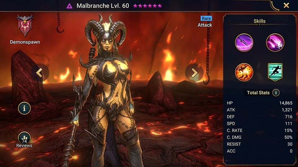 Malbranche HellHades Raid Shadow Legends