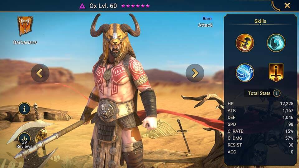 Ox HellHades Raid Shadow Legends