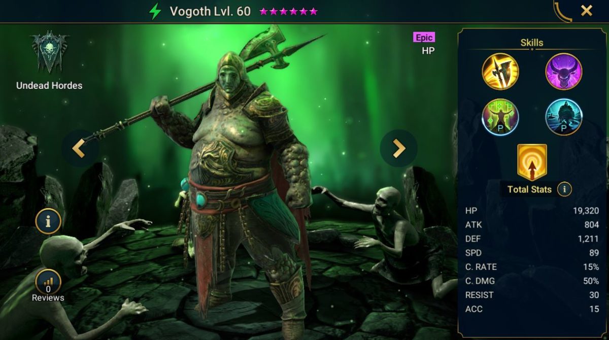 Vogoth HellHades Raid Shadow Legends