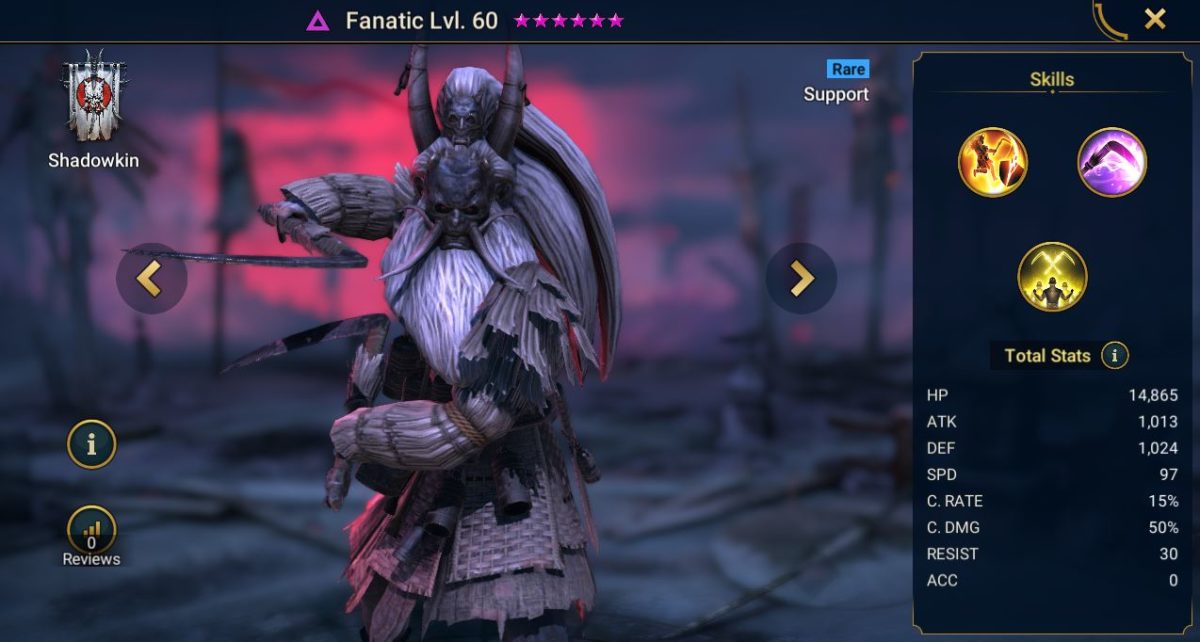 Fanatic HellHades Raid Shadow Legends
