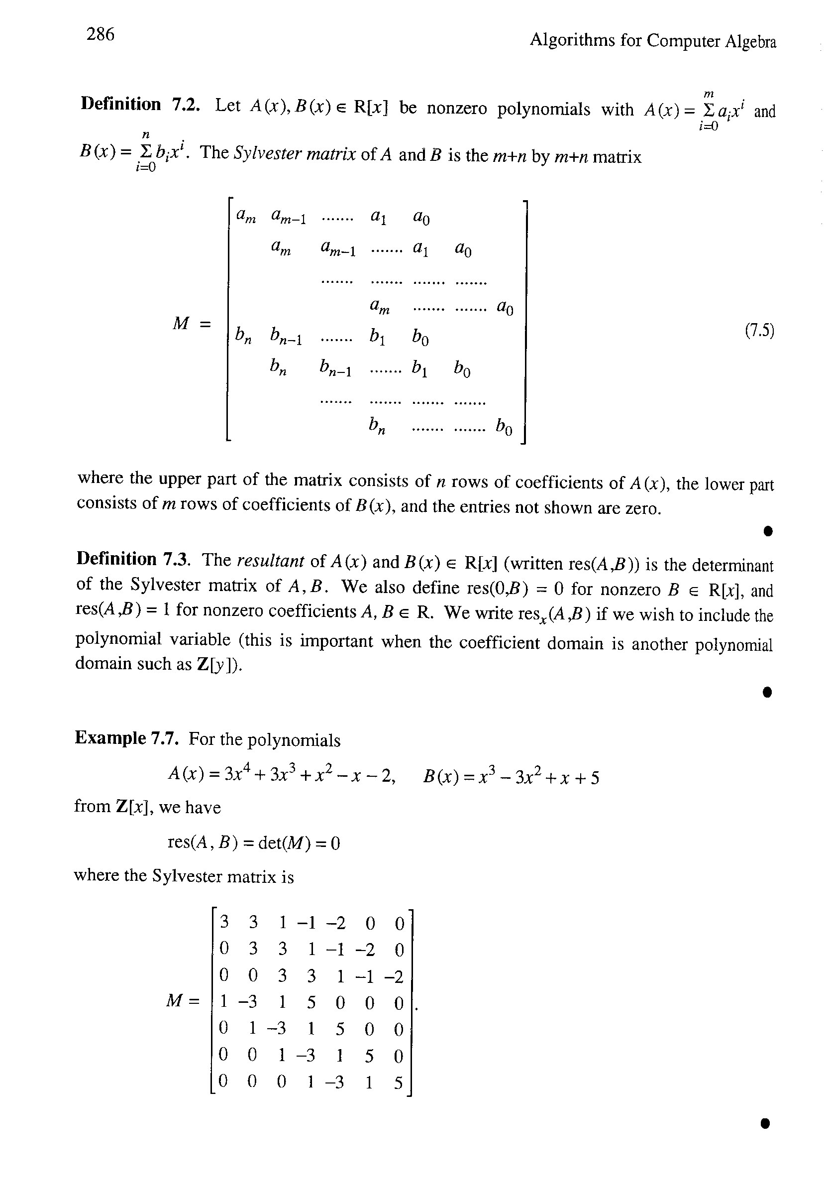Algorithms For Computer Algebra Pdf Worksheet hellhighpower