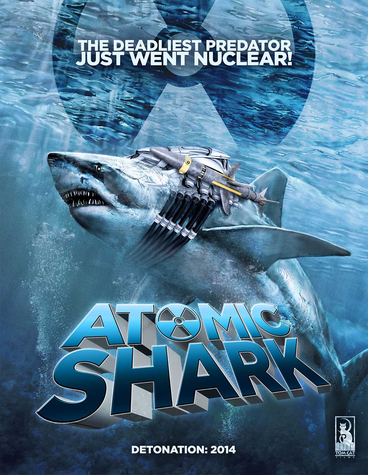 'Atomic Shark' Movie Poster Hell Horror