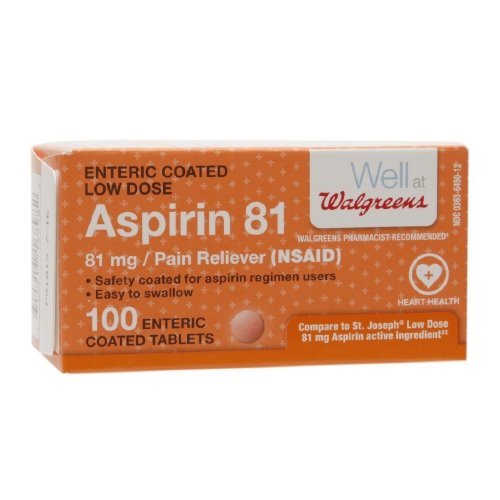 Walgreens Aspirin Low Dose Enteric Coated Tablets 81 Mg, 100 Ea Hello
