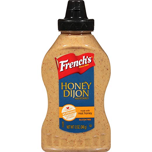 French's Honey Dijon Mustard, Spicy Gourmet Mustard with Honey, Gluten