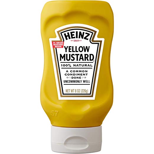 Heinz Yellow Mustard, 8 oz Bottle HelloHalal