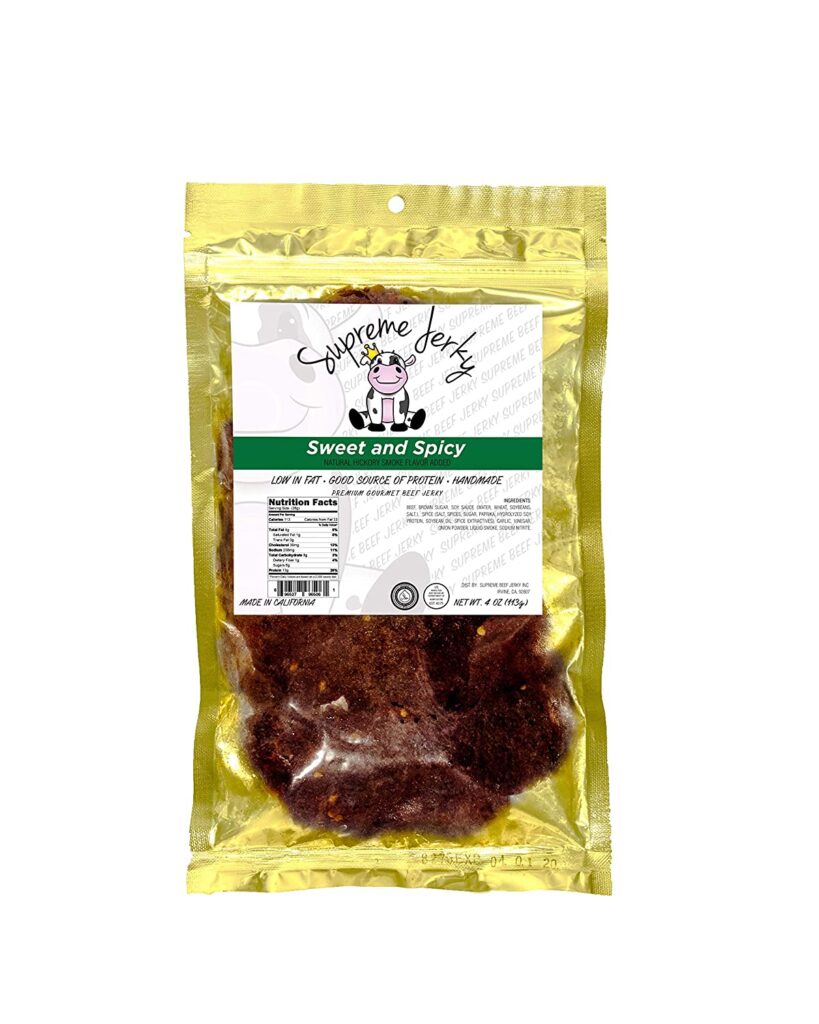 Halal Beef jerky, Supreme Beef Jerky, Sweet and Spicy HelloHalal