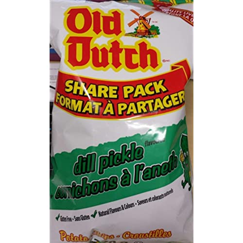Old Dutch Dill Pickle Potato Chips Share Pack {Imported From Canada