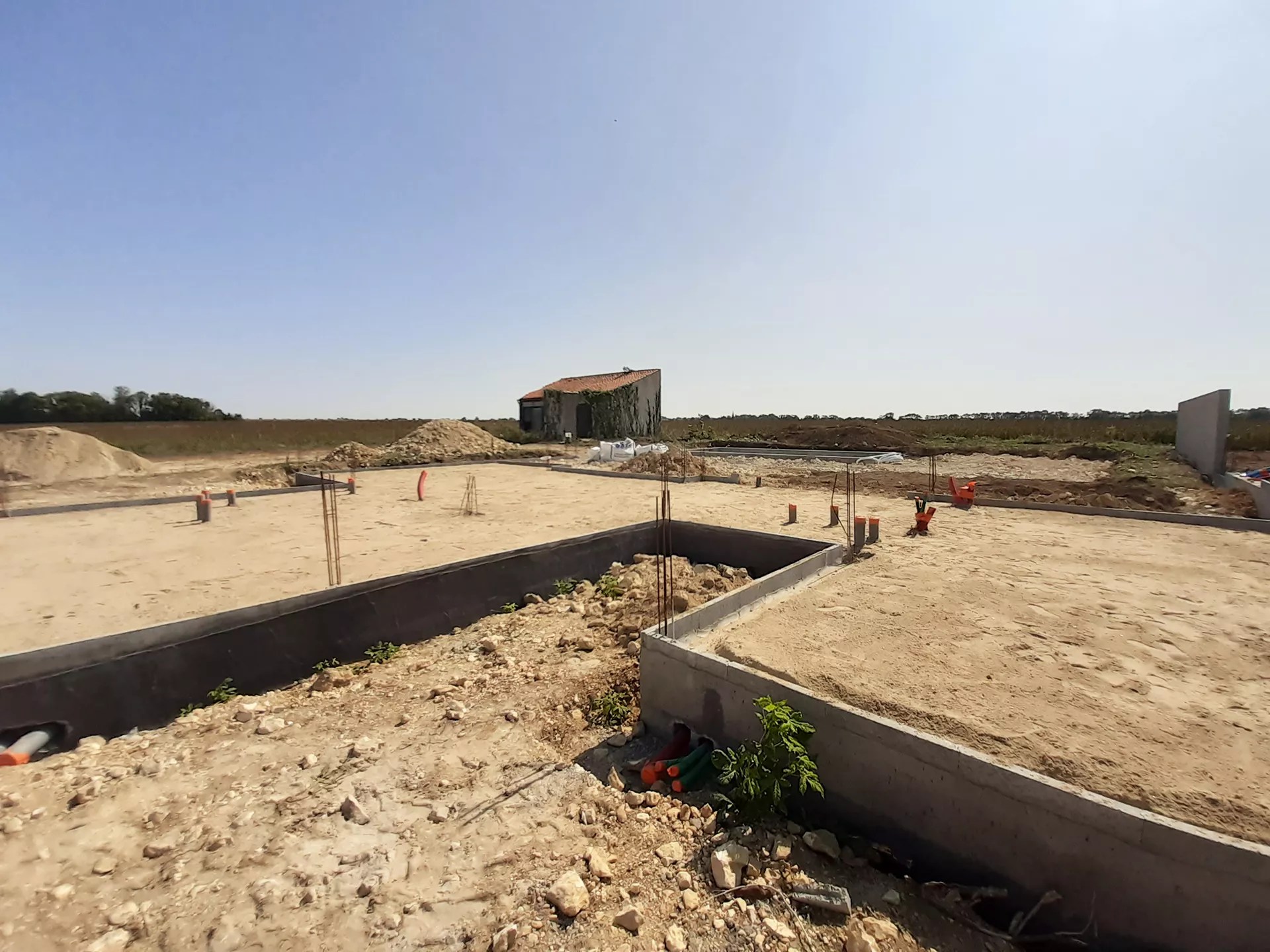 Une construction de maison à Sainte Soulle proche de La Rochelle