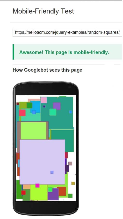 JQuery Examples Random Squares Algorithms, Blockchain and Cloud