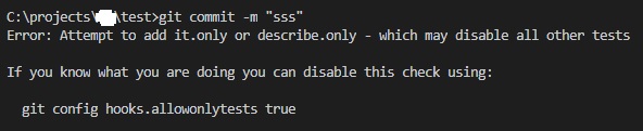 The Git Hook to Avoid Pushing Only Unit Tests In NodeJs