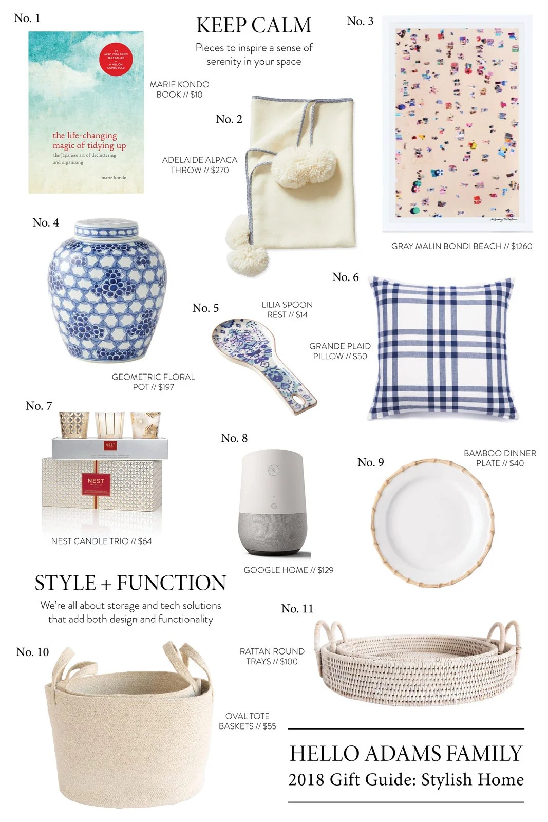2018 Holiday Gift Guide Gifts for Your Home — Hello Adams Family