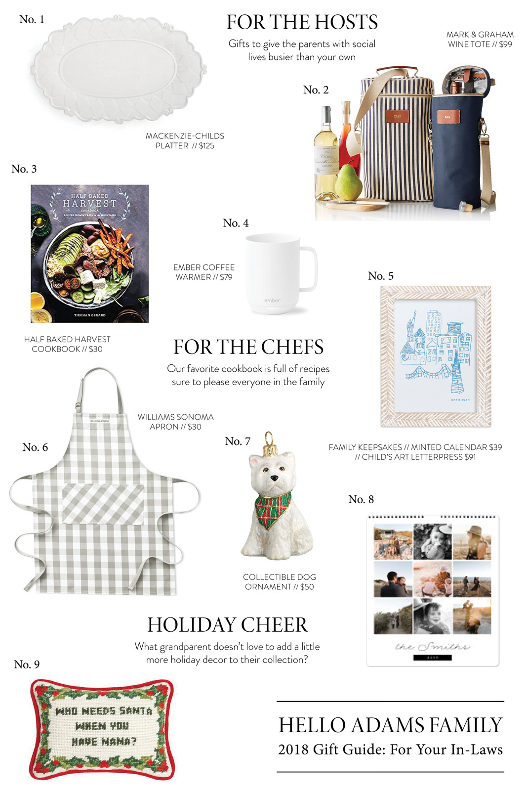 2018 Holiday Gift Guide For the InLaws — Hello Adams Family