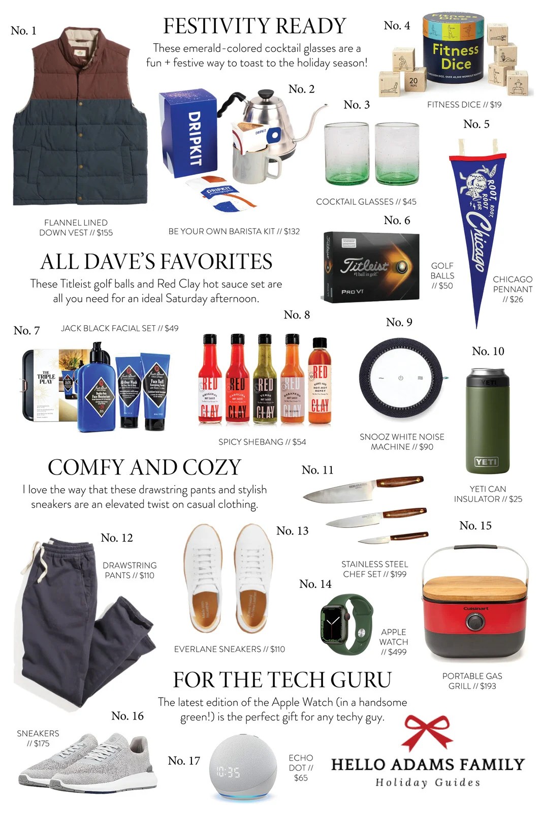 2021 Gift Guides Gifts for Him — Hello Adams Family