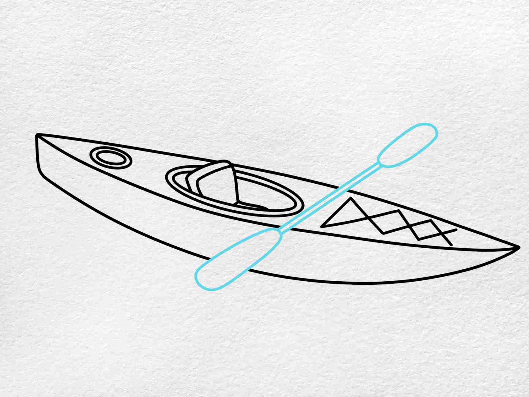 How to Draw a Kayak HelloArtsy